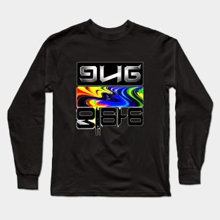 Deformed QR code design Long Sleeve T-Shirt